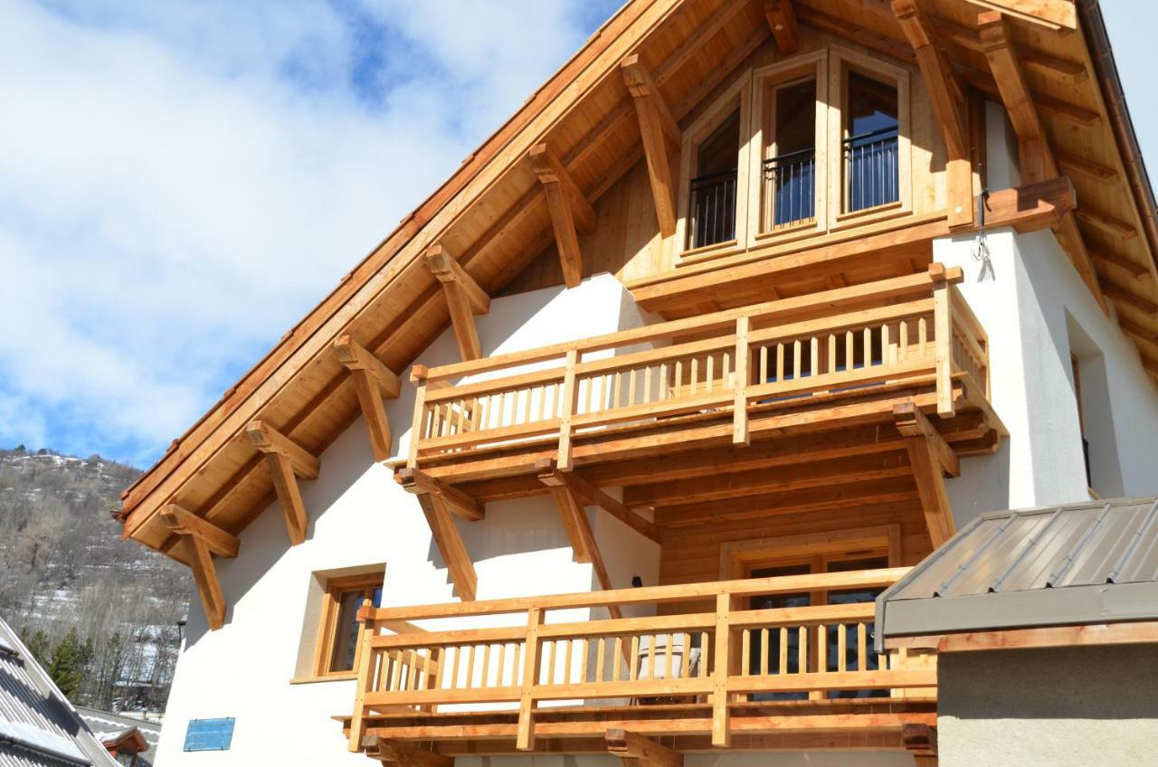 Le Gabion, Luxueux Appartement Avec Sauna, Serre Chevalier Vallee Saint-Chaffrey Buitenkant foto