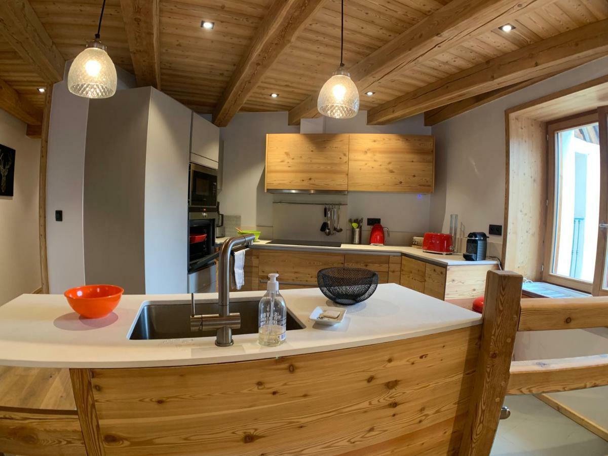 Le Gabion, Luxueux Appartement Avec Sauna, Serre Chevalier Vallee Saint-Chaffrey Buitenkant foto